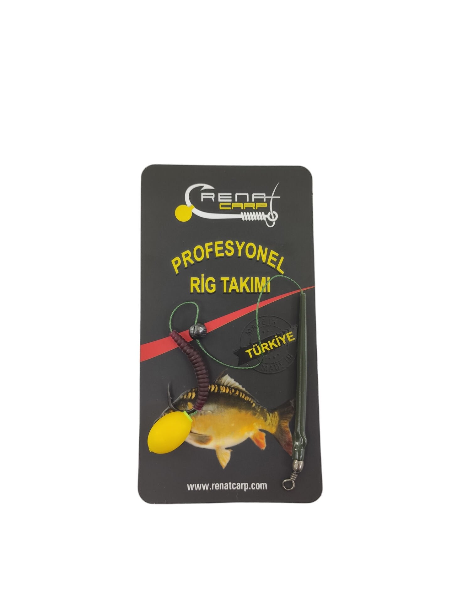 Renat Carp Profesyonel Sazan Rig Takımı - Elips Sarı Boncuk