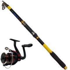 Powerex Highline 3,6m. 75-150gr Kamış  - PC7000 Metal Kamış Makine Olta Seti