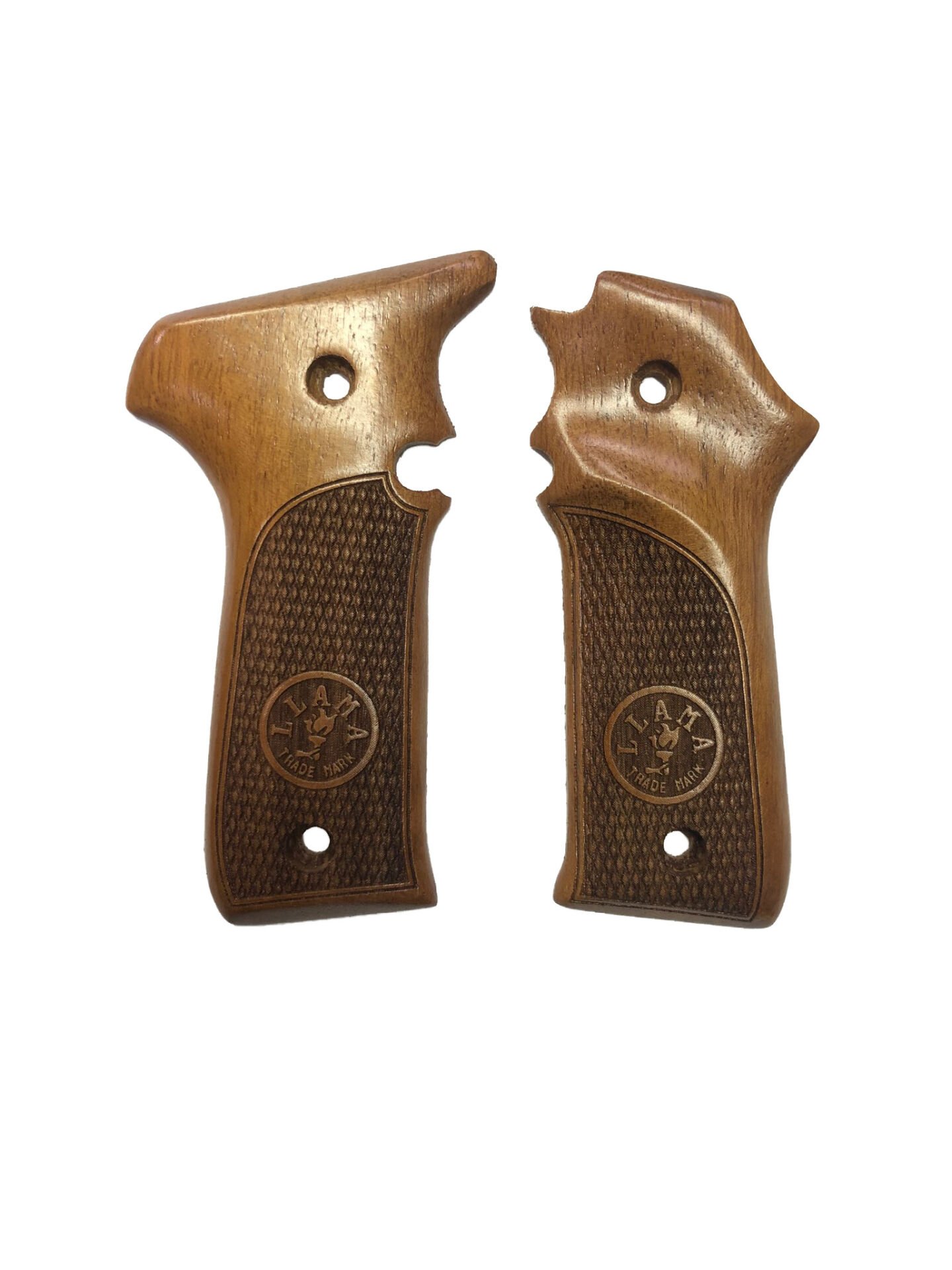 Llama 7,65mm. Uyumlu Özel Model Lazer Kesim Ahşap Kabze Mod7