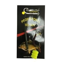 Renat Carp Profesyonel Sazan Rig Takımı - Sarı Fosforlu Üçlü Mısır Model