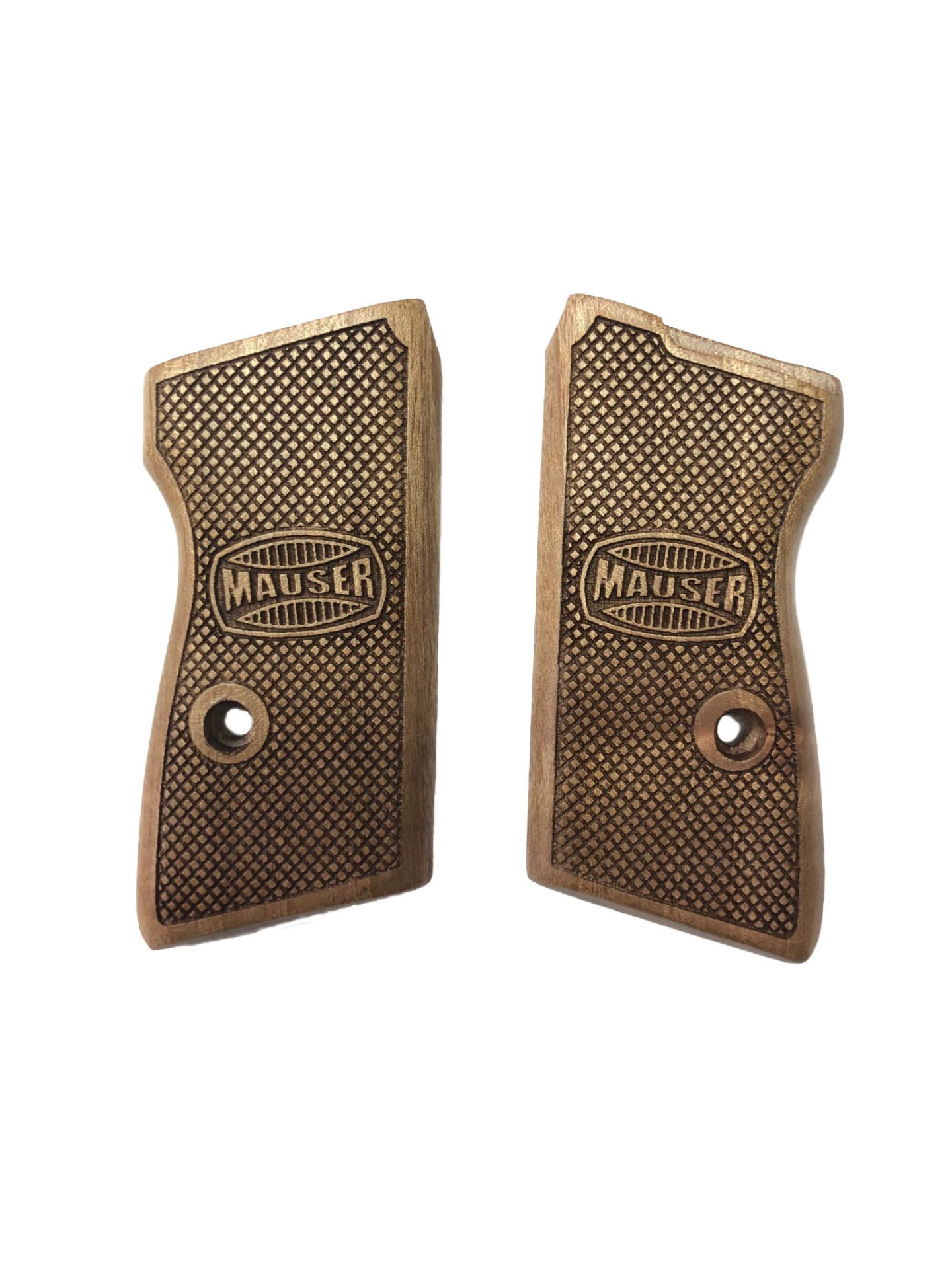 Mauser Oberaudorf SLP1 Uyumlu Özel Üretim Lazer Kesim Açık Ahşap Kabze Mod1