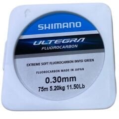 Shimano Ultegra Extreme Soft %100 Fluorocarbon 75m 0,30mm 5.20 kg Makara Lider Misina