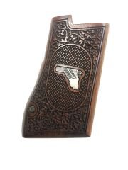 Desert Eagle 45cal., 357 mgn.,50cal. Uyumlu Metal Özel Seri Lazer Kesim Açık Ahşap Kabze Mod6