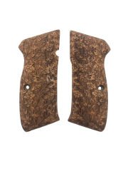 CZ75 Uyumlu Özel Desenli Lazer Kesim Ahşap Kabze Mod55